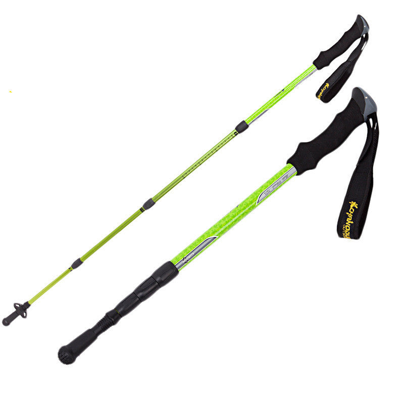 Trekking four-section telescopic light trekking pole