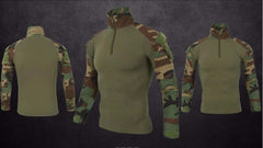 Army Tactical Military Uniform Airsoft Camouflage War Proven Shirt Fast Attack Long Sleeve Shirt War Strike