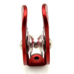 Rock climbing fixed small single pulley