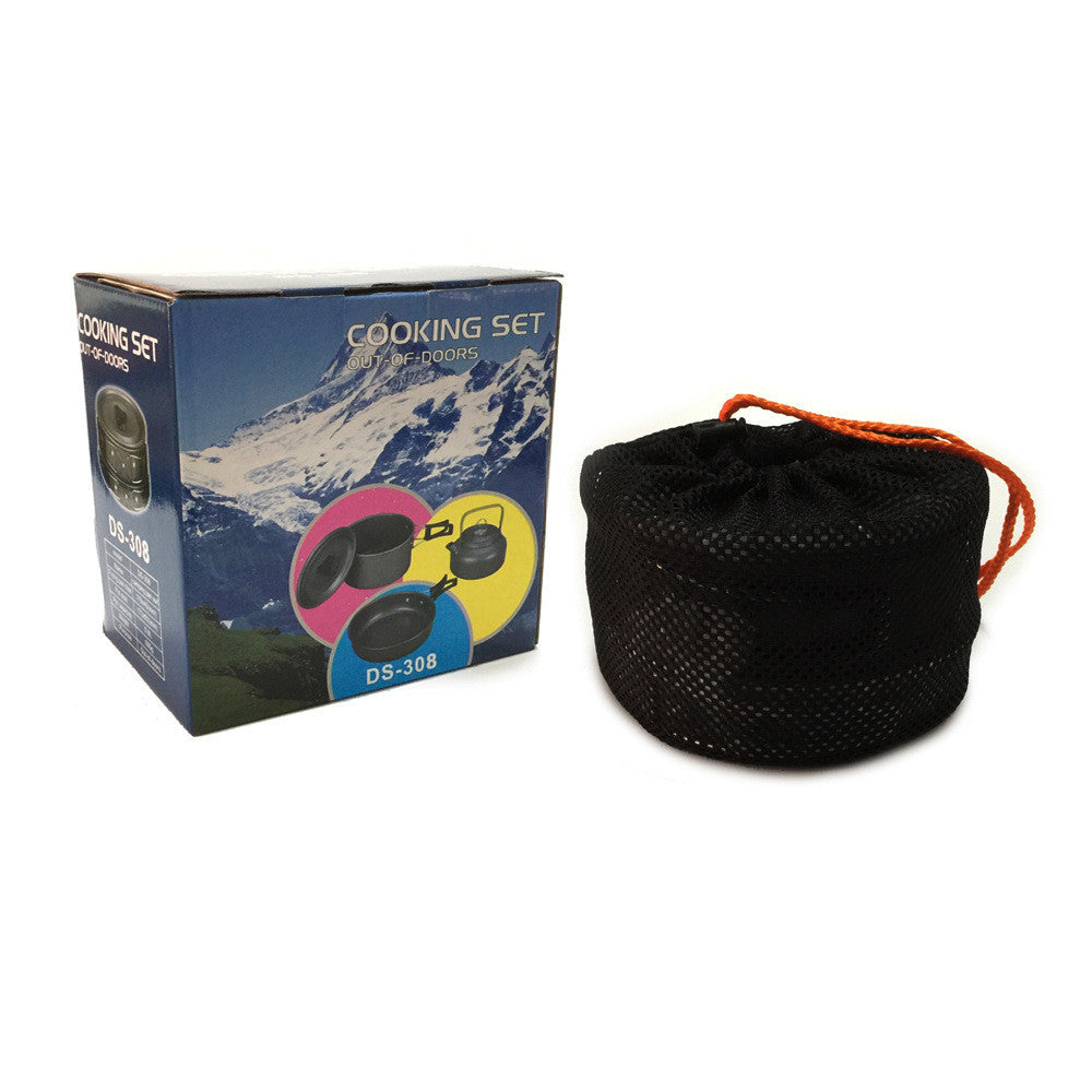 Alumina Pot Outdoor Camping Cookware Set Wholesale In Stock