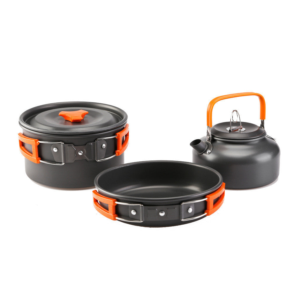 Alumina Pot Outdoor Camping Cookware Set Wholesale In Stock