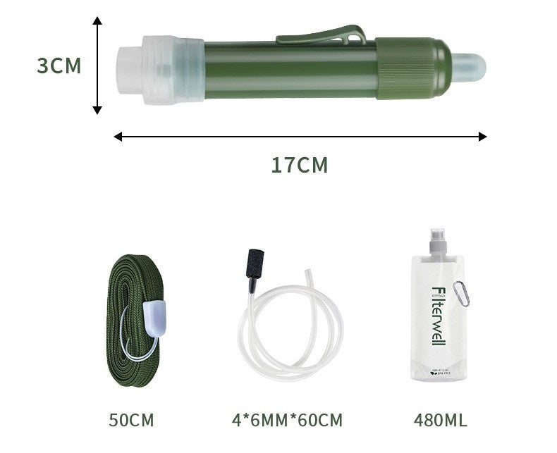 Portable Ultrafiltration Water Purifier Mountain Camping