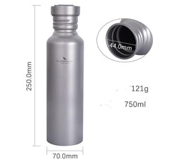 Portable Camping Outdoor Titanium Pure Titanium Water Bottle