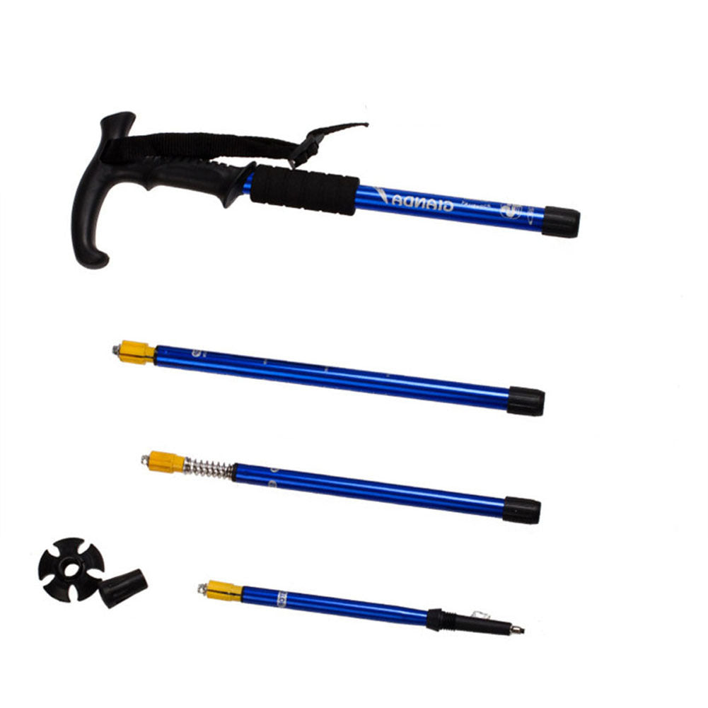 Retractable Professional Grade Outdoor Aluminum Alloy Trekking Pole