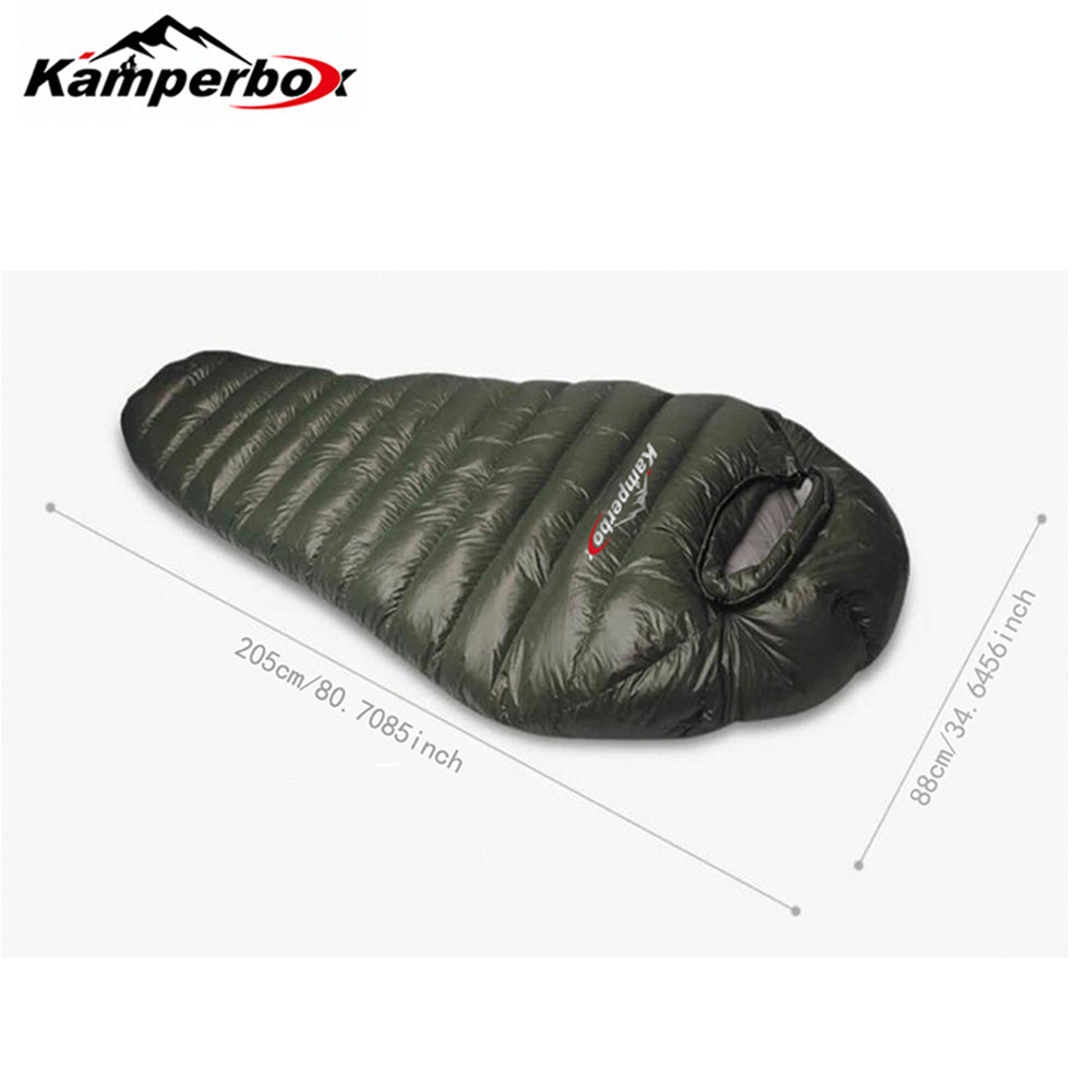 Kamperbox Cold Temperature Winter Sleeping Bag Down Sleeping Bag Winter Camping Sleeping Bag