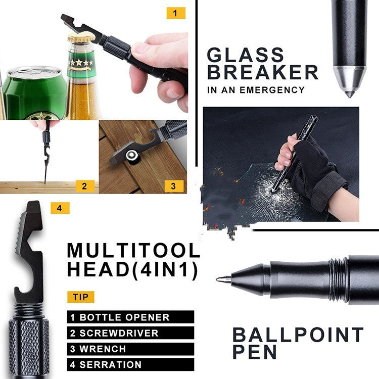 Multi Functional Tactical Pen Outdoor Survival Tool