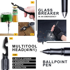 Multi Functional Tactical Pen Outdoor Survival Tool