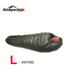 Kamperbox Cold Temperature Winter Sleeping Bag Down Sleeping Bag Winter Camping Sleeping Bag