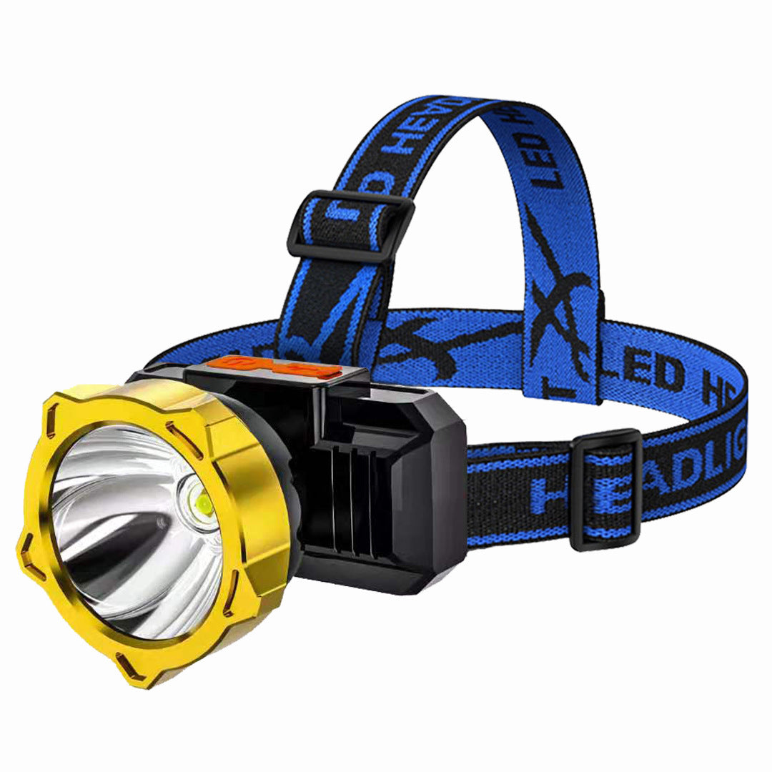 Headlamp Headmounted Flashlight Can Be Recharged Outdoors