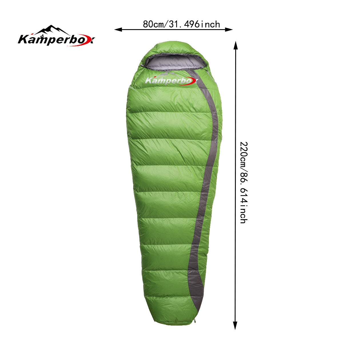 Kamperbox Down Sleeping Bag Ultralight Sleeping Bag Winter Sleeping Bag Camping Equipment Lightweight Sleeping Bag Camping