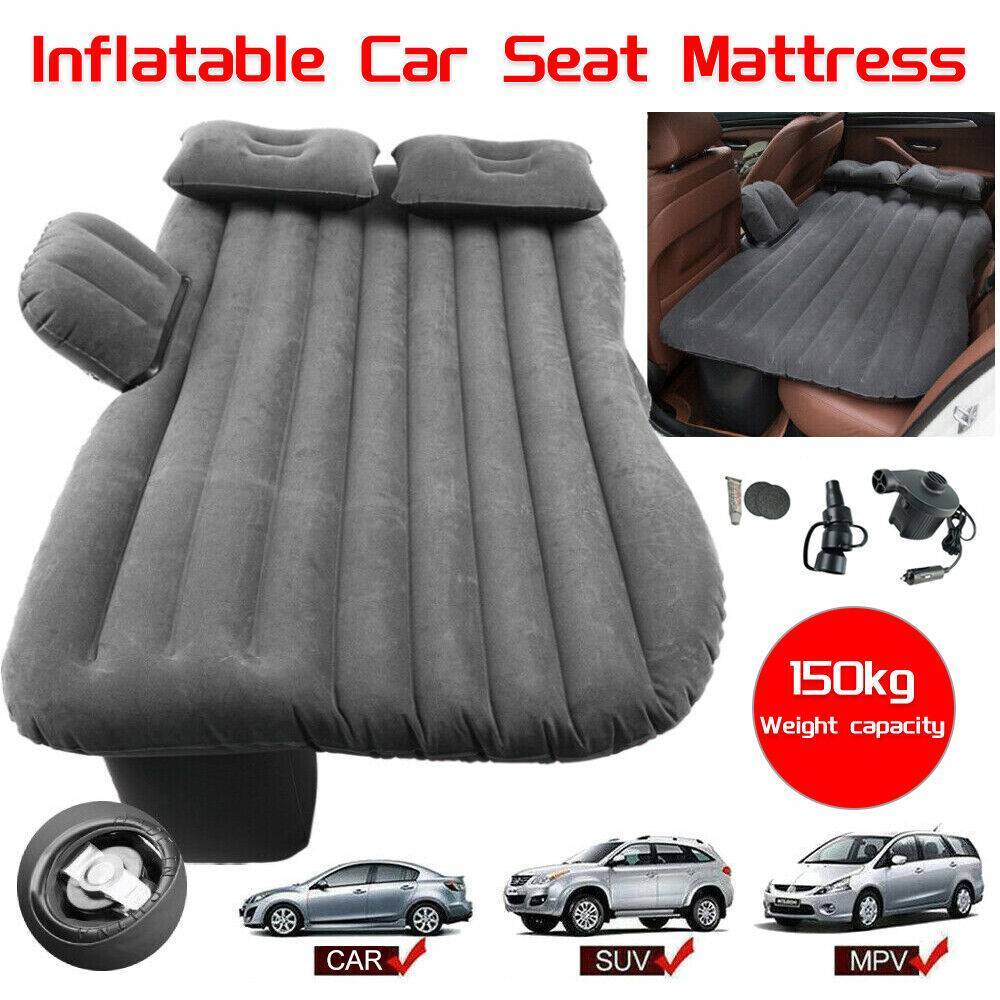 Inflatable Car Back Seat Mattress Portable SUV Travel Camping Soft Rest Air Bed