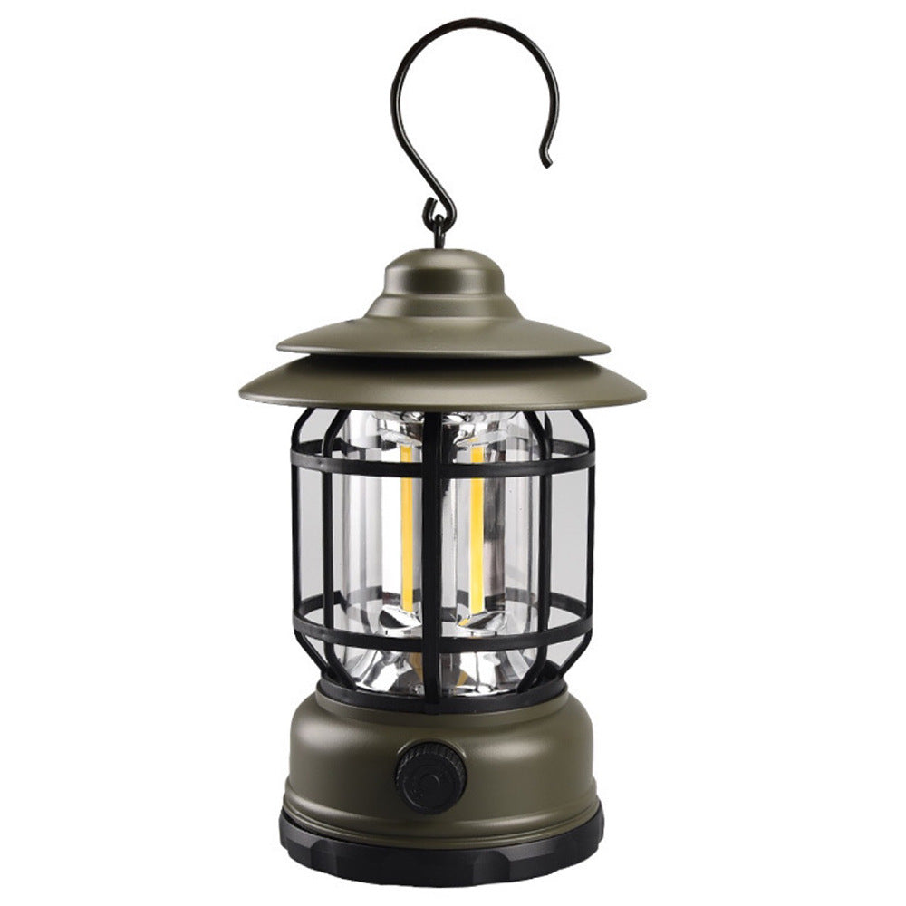 Outdoor Camping Lantern Retro Multi-functional Warm Light